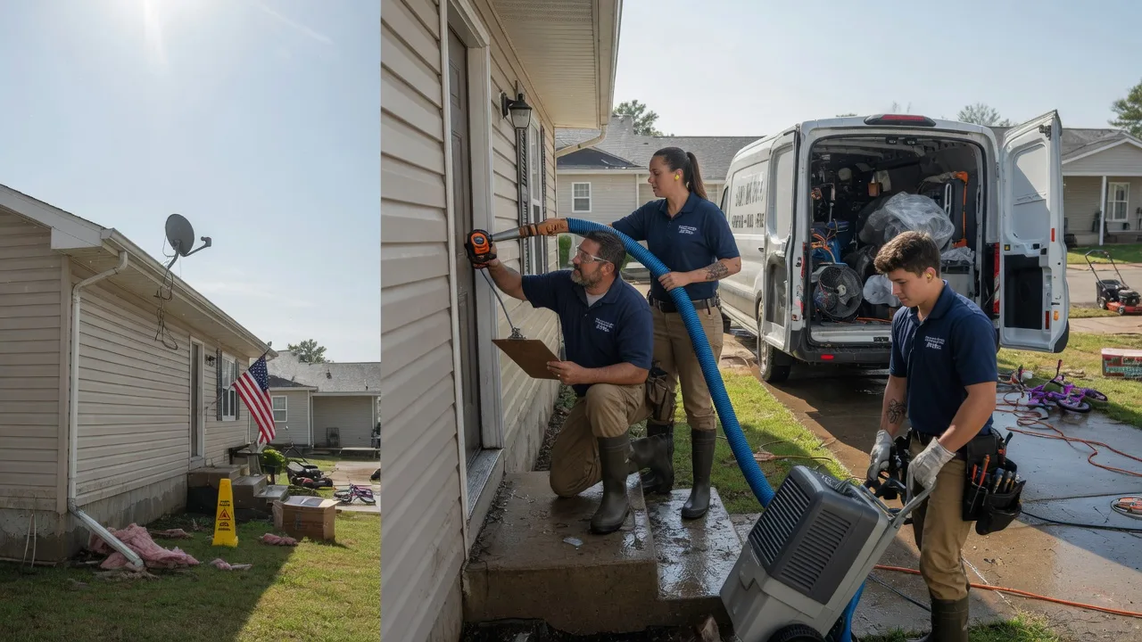 Ceiling Water Damage Restoration in Bluffton, IN near me